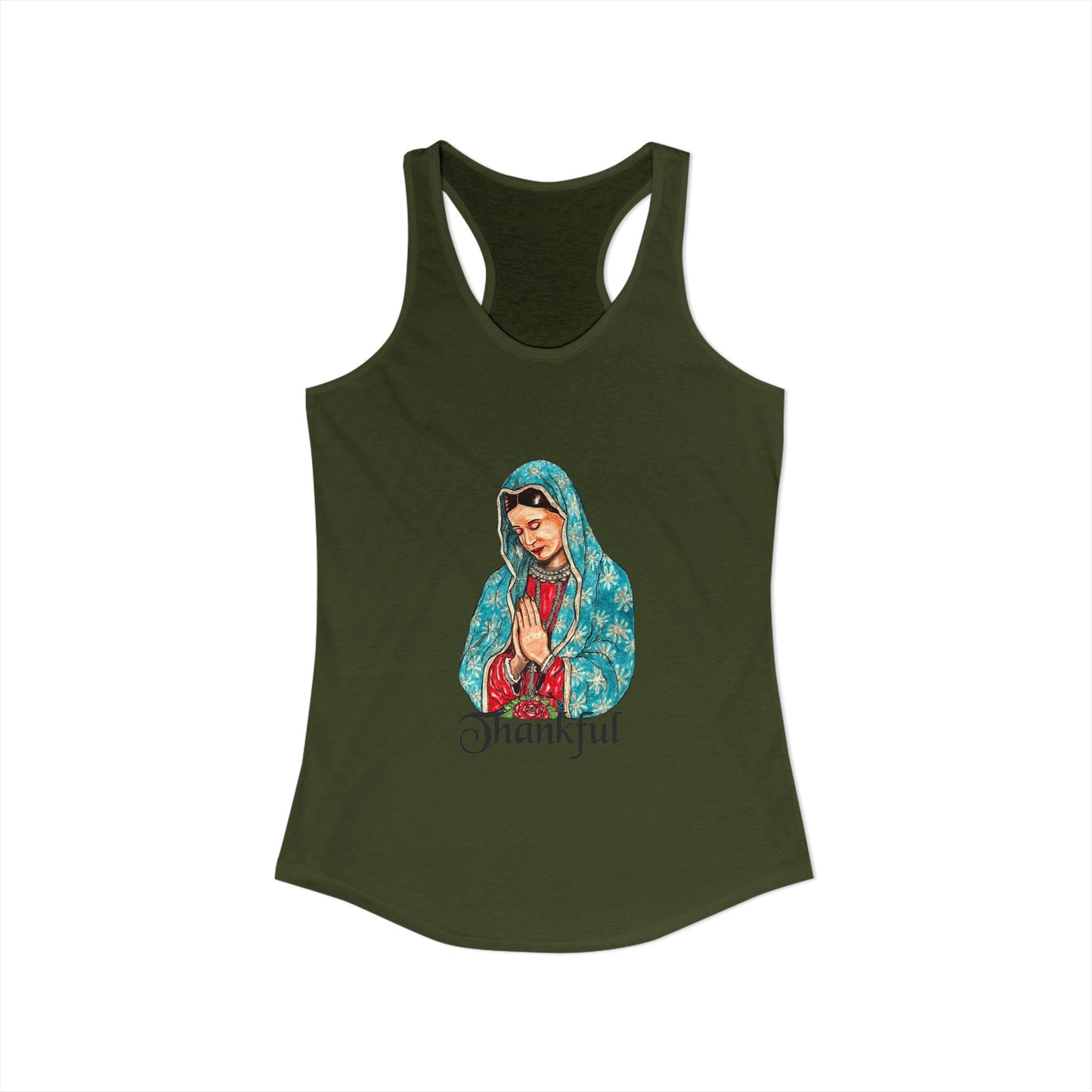Thankful Women's Ideal Racerback Tank