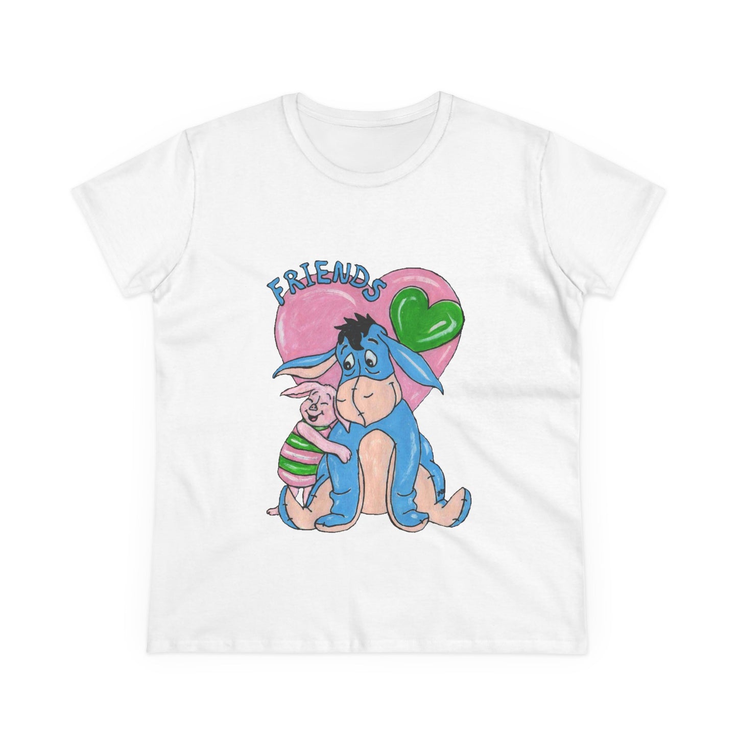 Best Friends Women's Midweight Cotton Tee
