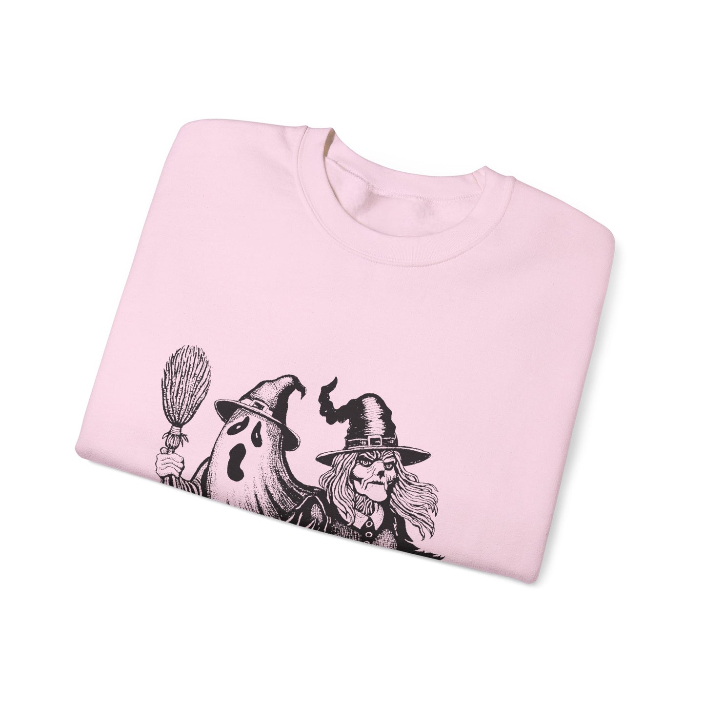 Ghost and Witch Unisex Heavy Blend™ Crewneck Sweatshirt