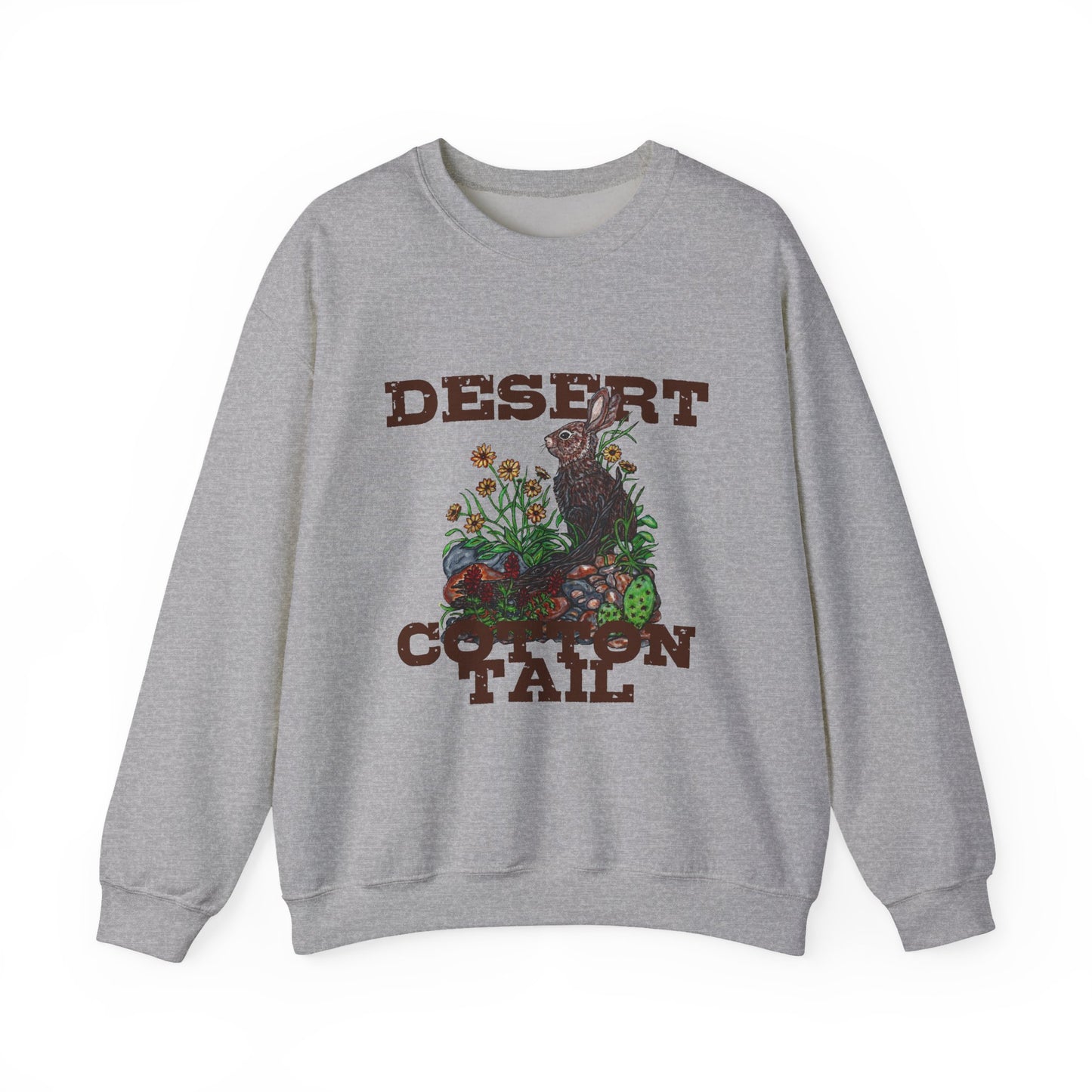 Desert Cotton Tail Unisex Heavy Blend™ Crewneck Sweatshirt