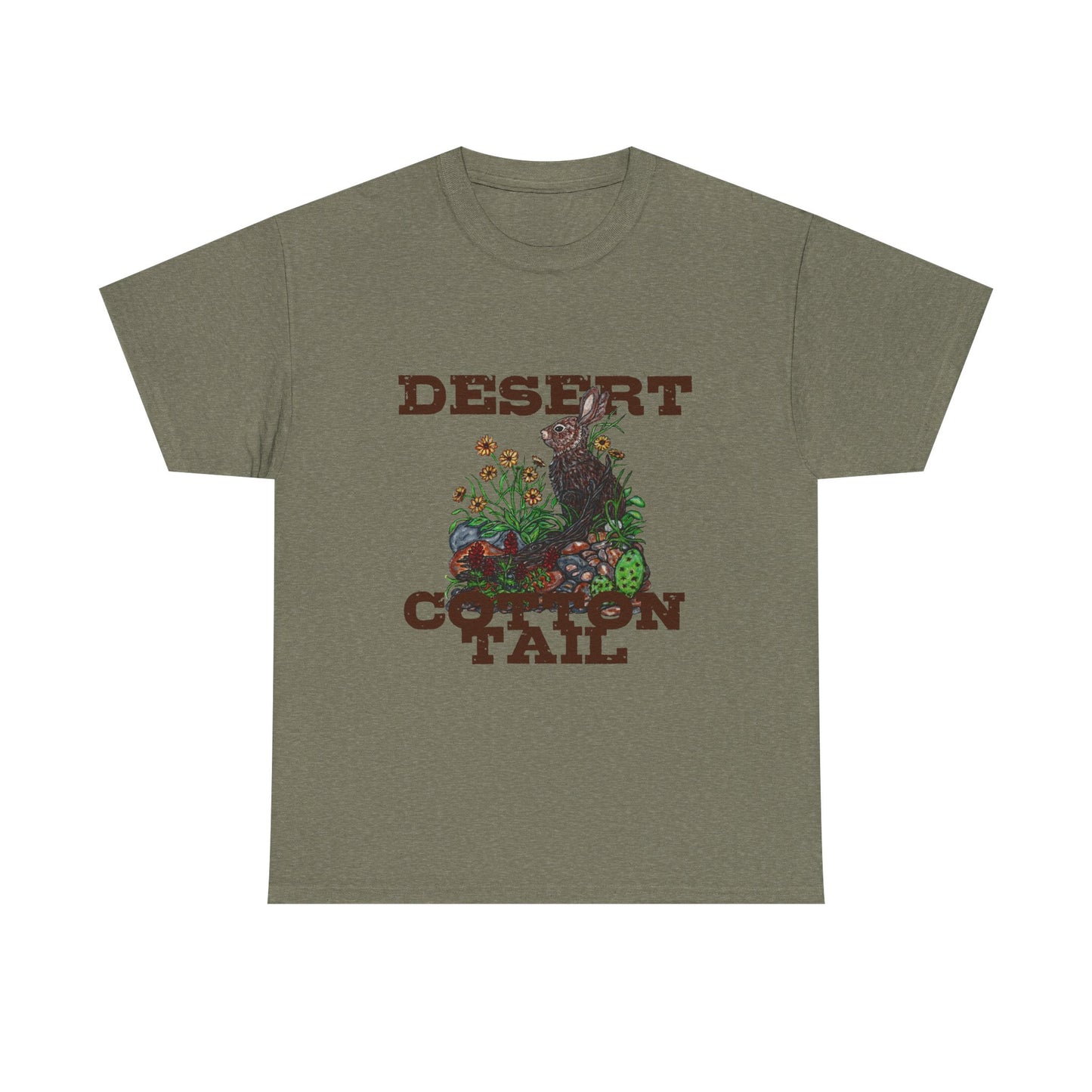 Desert Cottontail Unisex Heavy Cotton Tee
