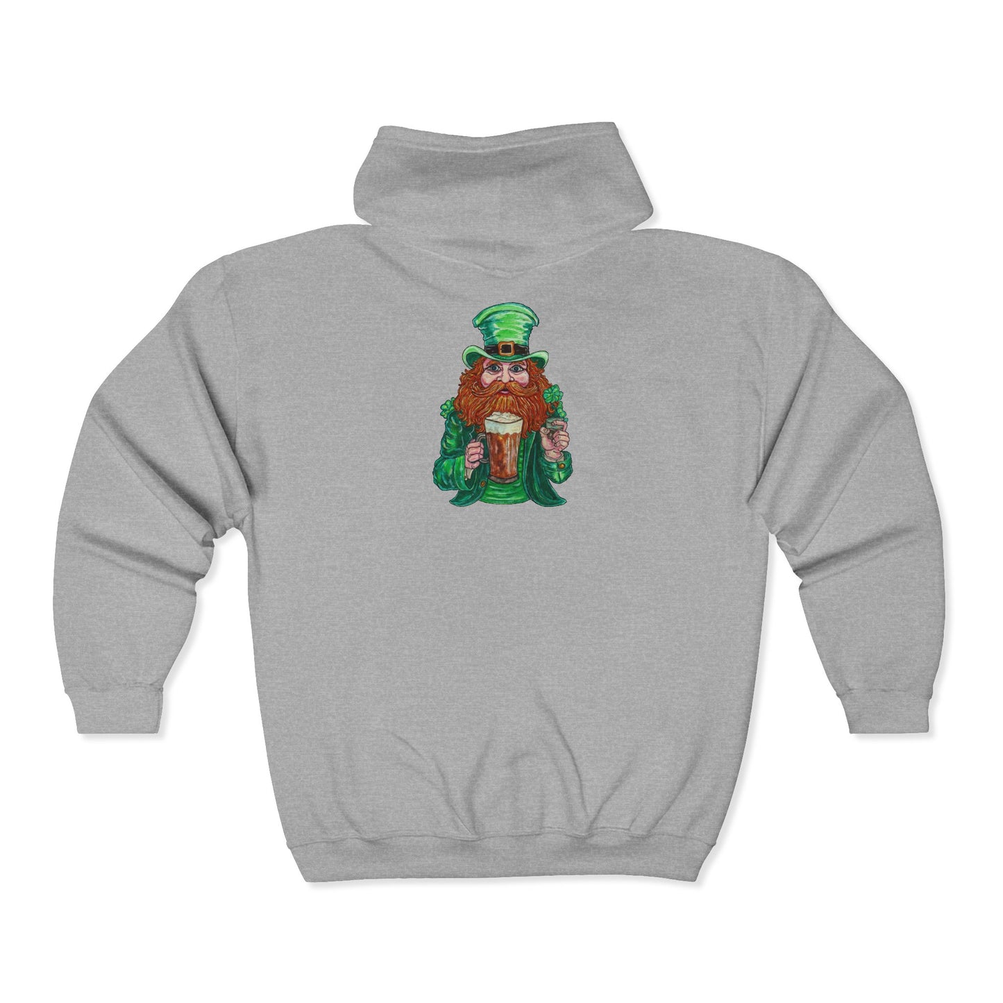 Drunken Leprechaun Unisex Heavy Blend™ Full Zip Hooded Sweatshirt