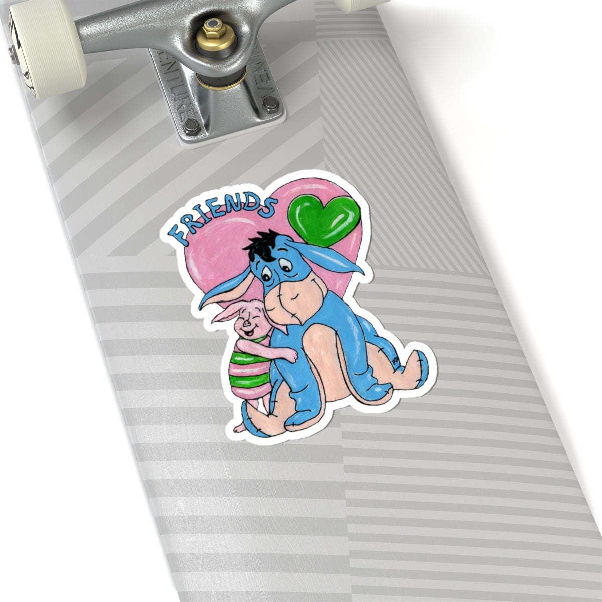 Best Friends Kiss-Cut Stickers