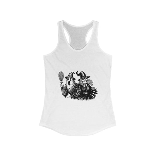 Witch and Ghost Women's Ideal Racerback Tank