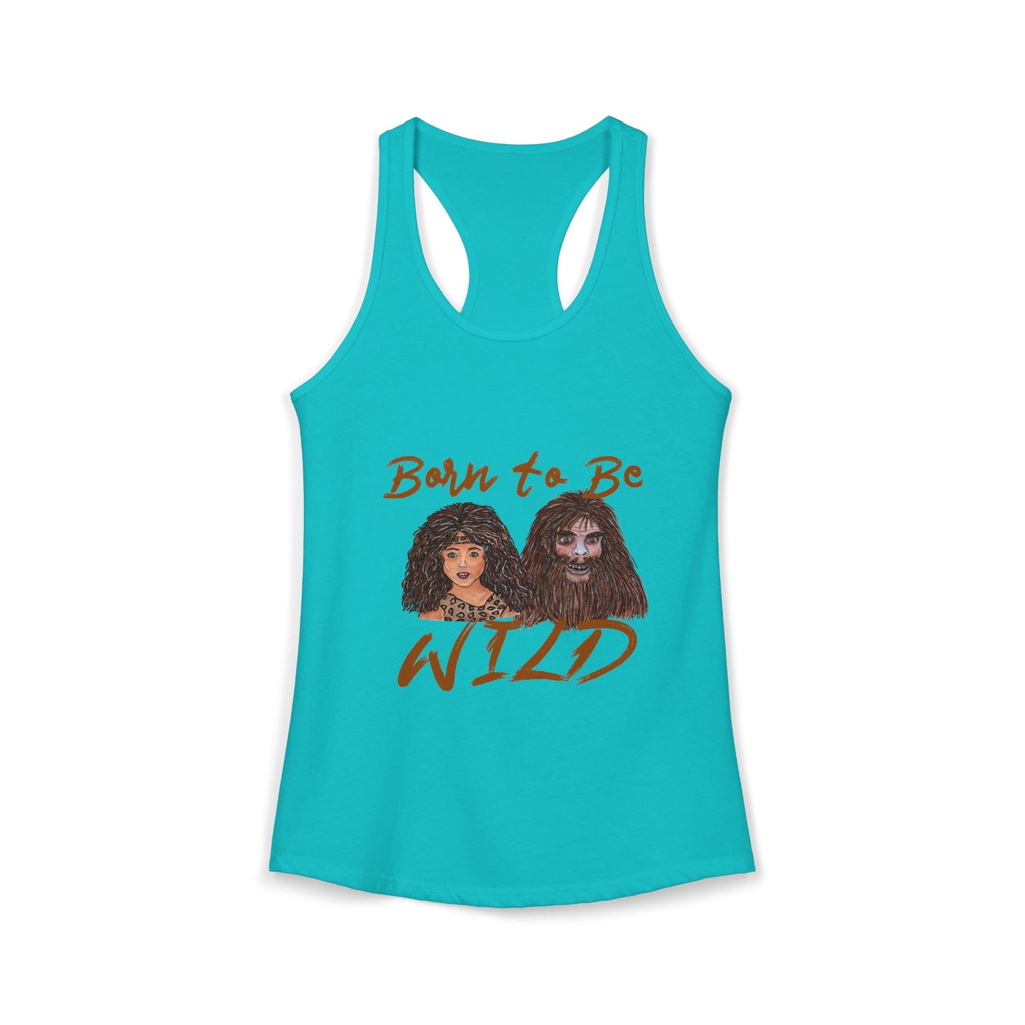 Born to be Wild Women's Ideal Racerback Tank