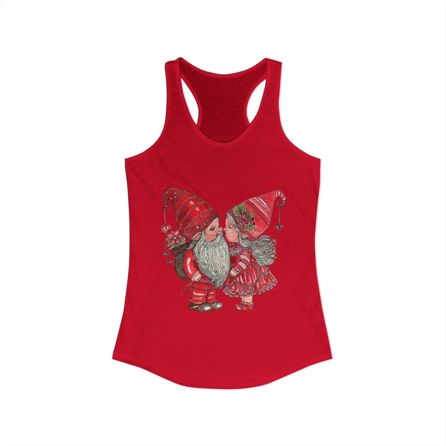 Gnome Lovers Women's Ideal Racerback Tank