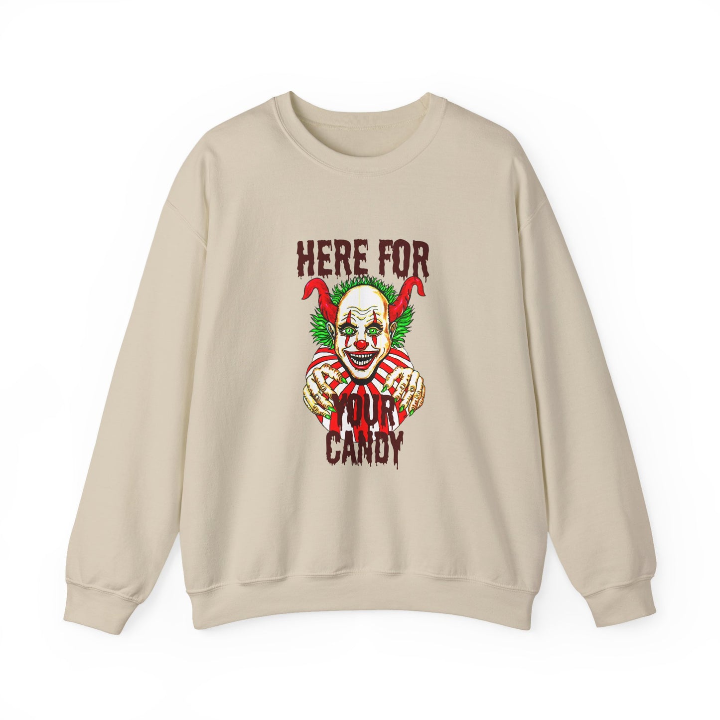 Here for Your Candy Unisex Heavy Blend™ Crewneck Sweatshirt