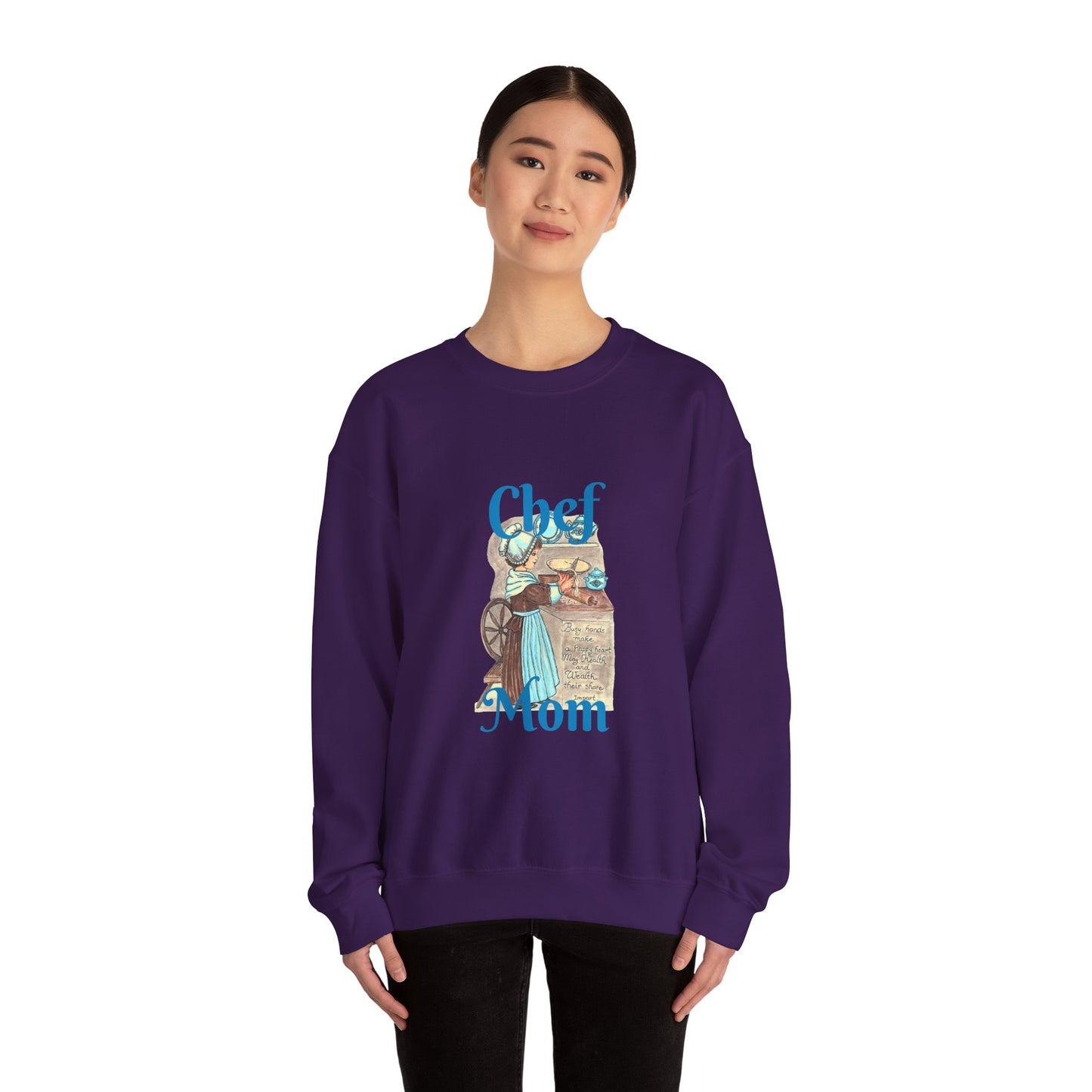 Chef Mom Unisex Heavy Blend™ Crewneck Sweatshirt