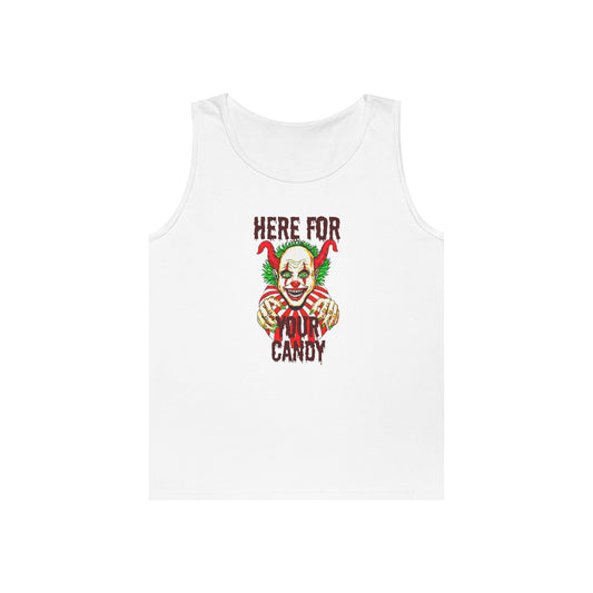 Here for Your Candy Unisex Heavy Cotton Tank Top