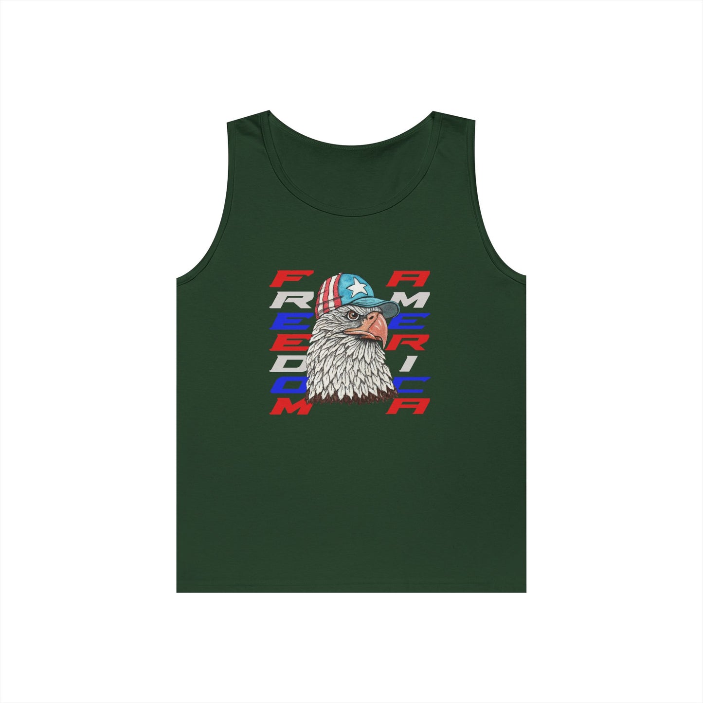 Freedom America Unisex Heavy Cotton Tank Top