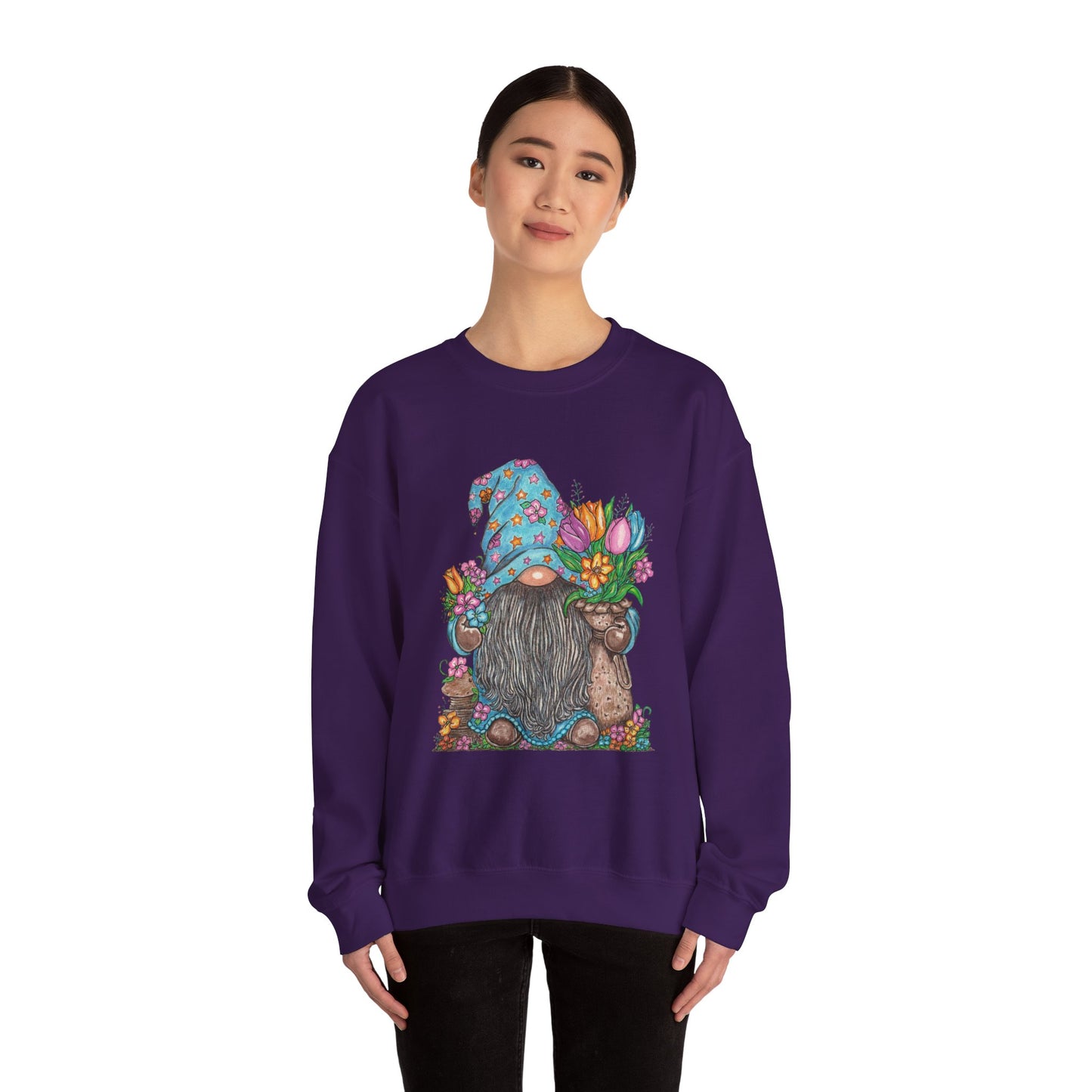 Gardening Gnome Unisex Heavy Blend™ Crewneck Sweatshirt
