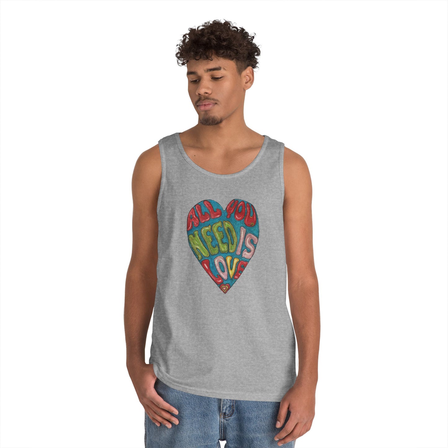 Love Unisex Heavy Cotton Tank Top
