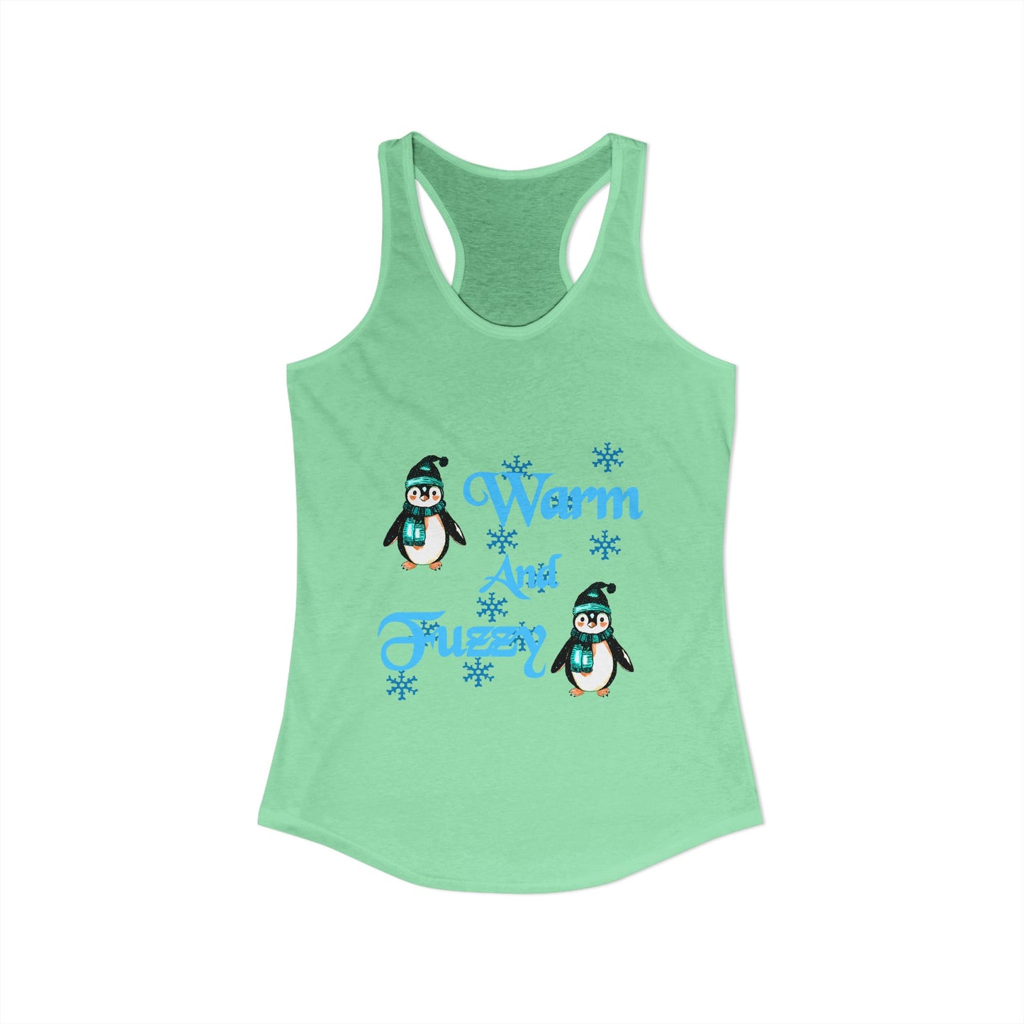 Warm and Fuzzy Women's Ideal Racerback Tank