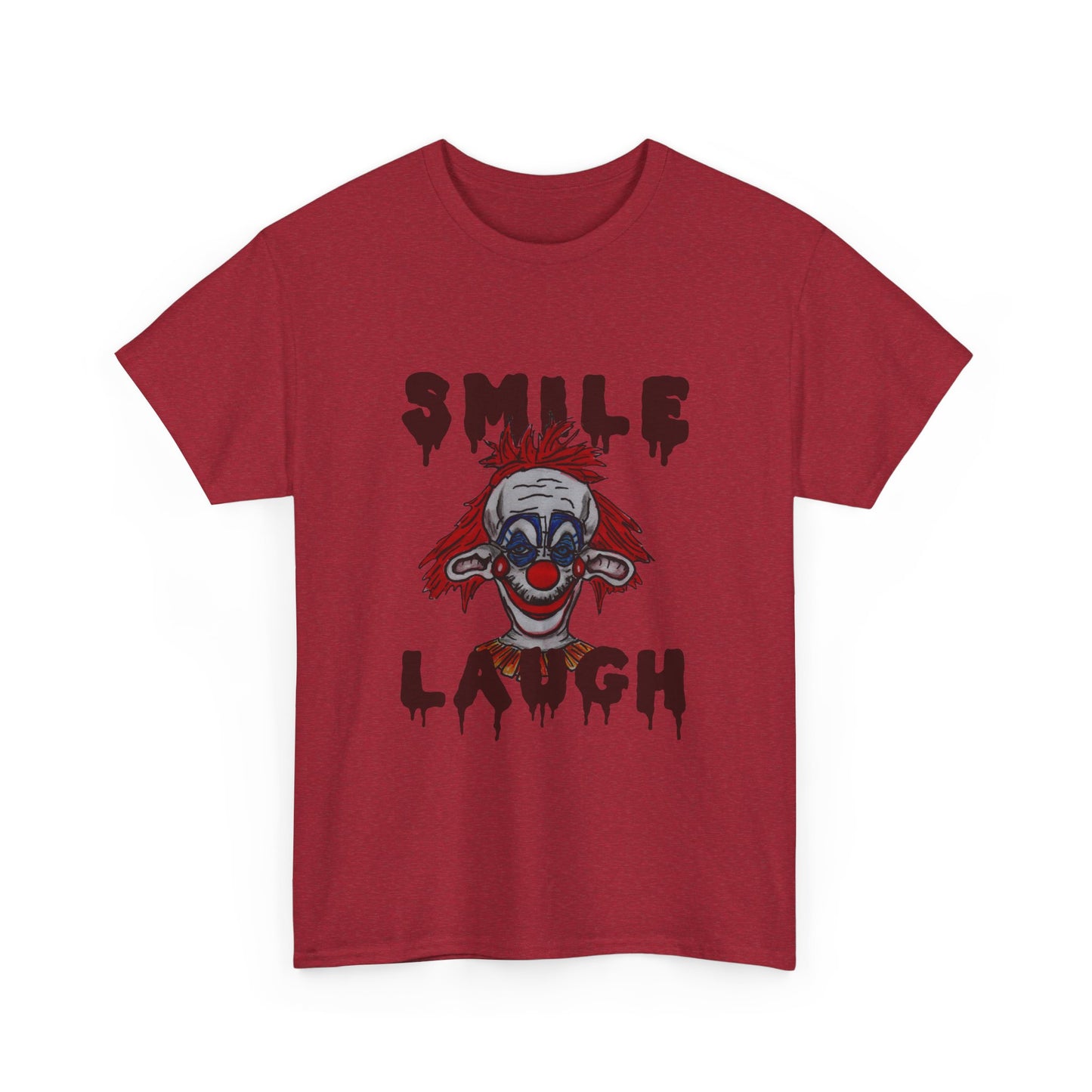 Smile, Laugh Unisex Heavy Cotton Tee
