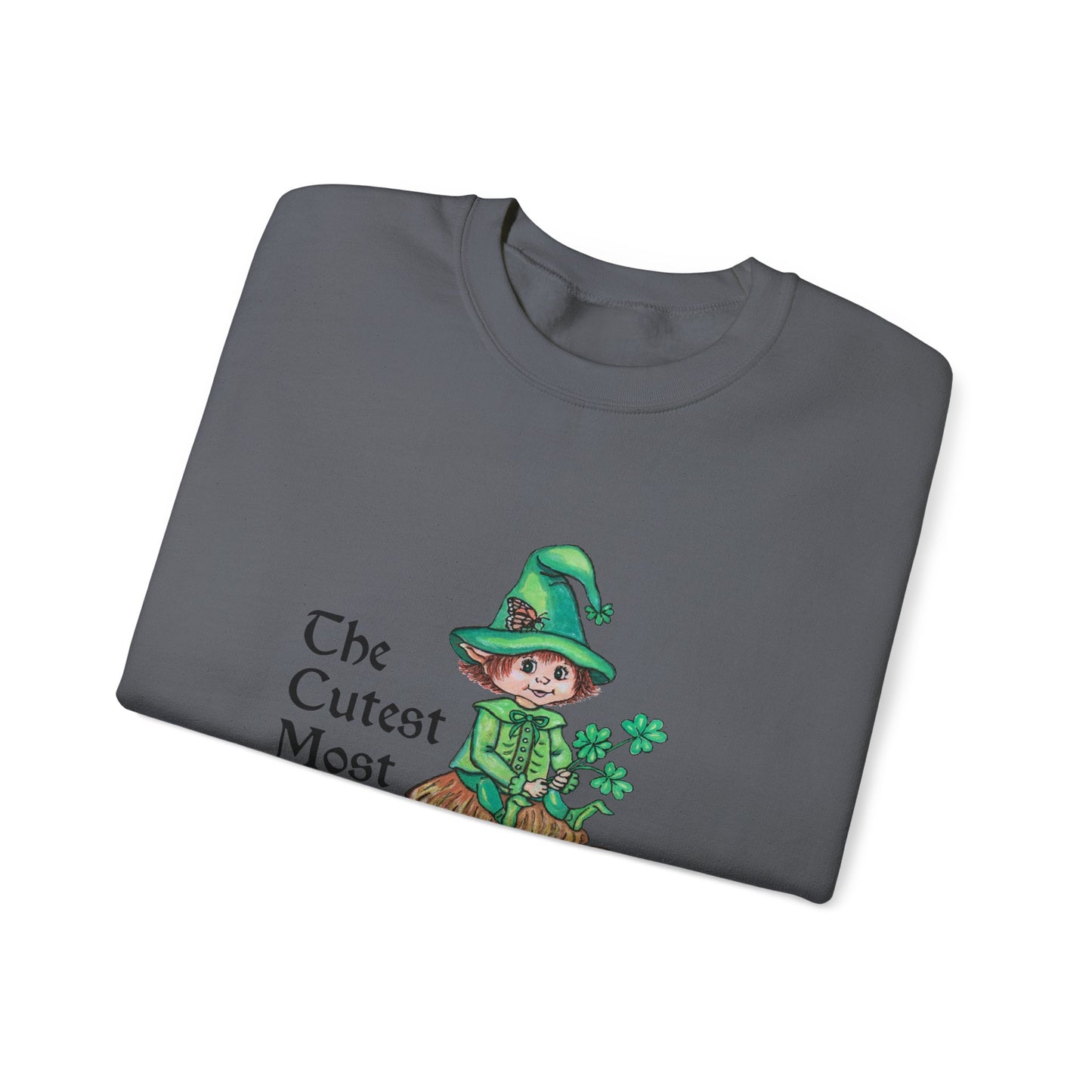 Cutest Leprechaun Unisex Heavy Blend™ Crewneck Sweatshirt