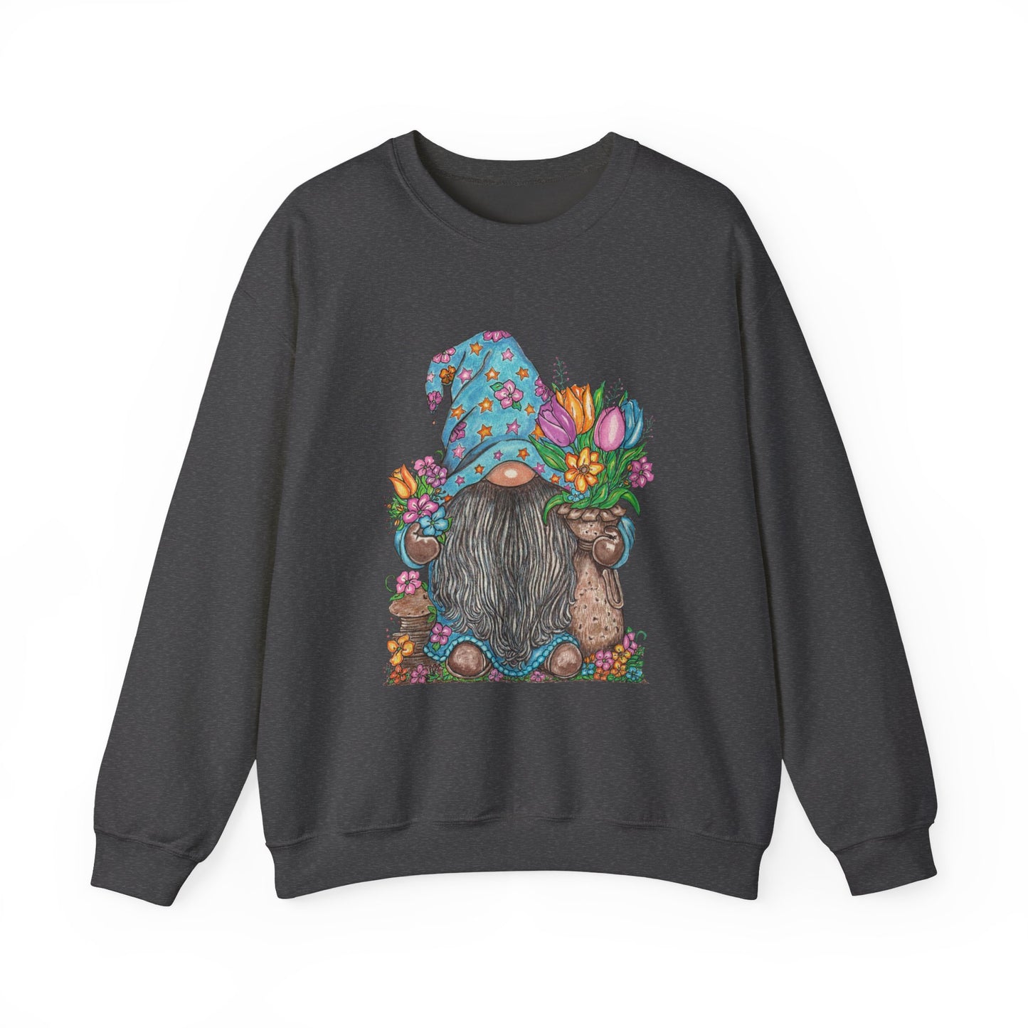 Gardening Gnome Unisex Heavy Blend™ Crewneck Sweatshirt