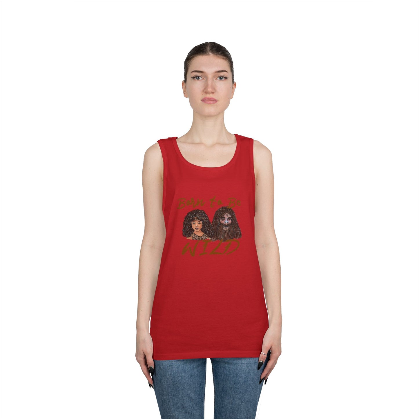 Born to be Wild Unisex Heavy Cotton Tank Top