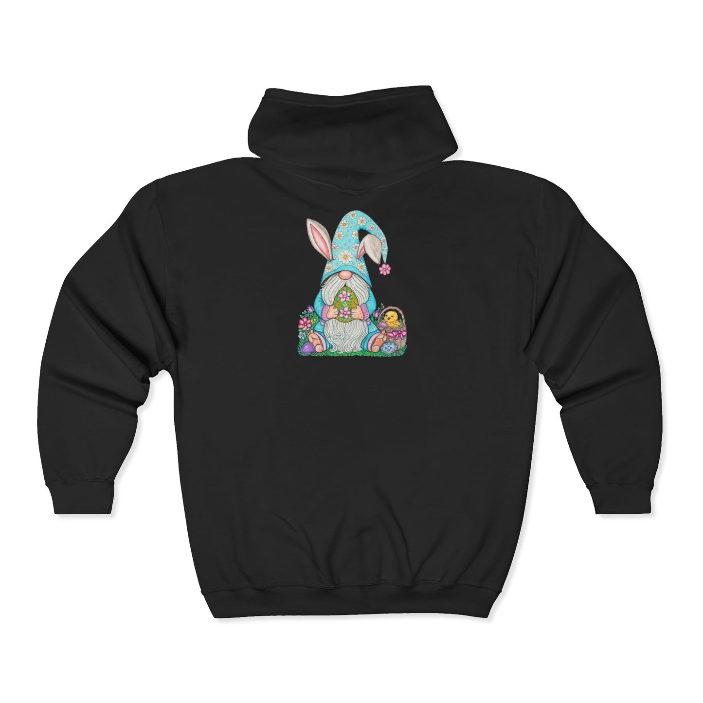 Easter Gnome Unisex Heavy Blend™ Full Zip Hooded Sweatshirt