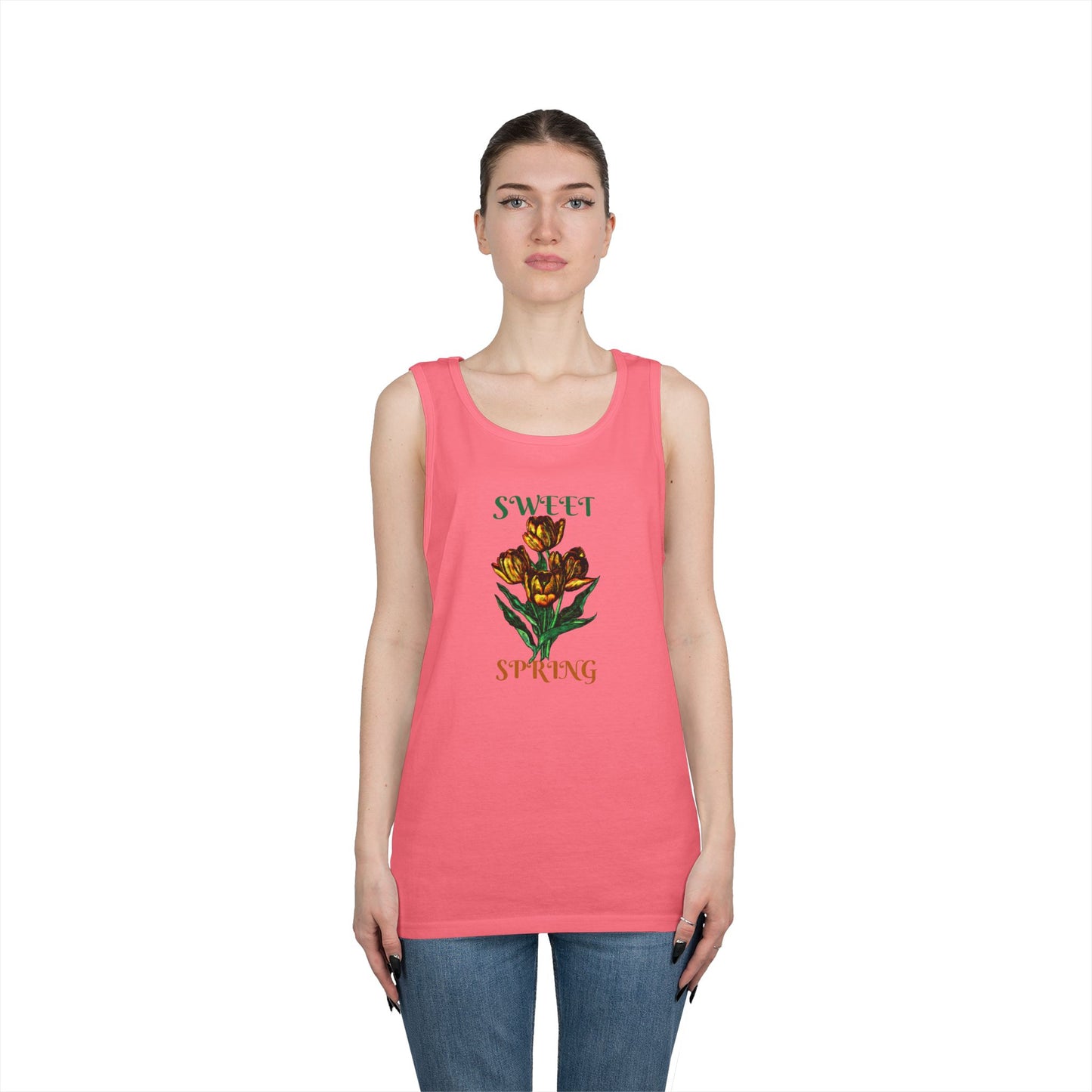 Sweet Spring Unisex Heavy Cotton Tank Top
