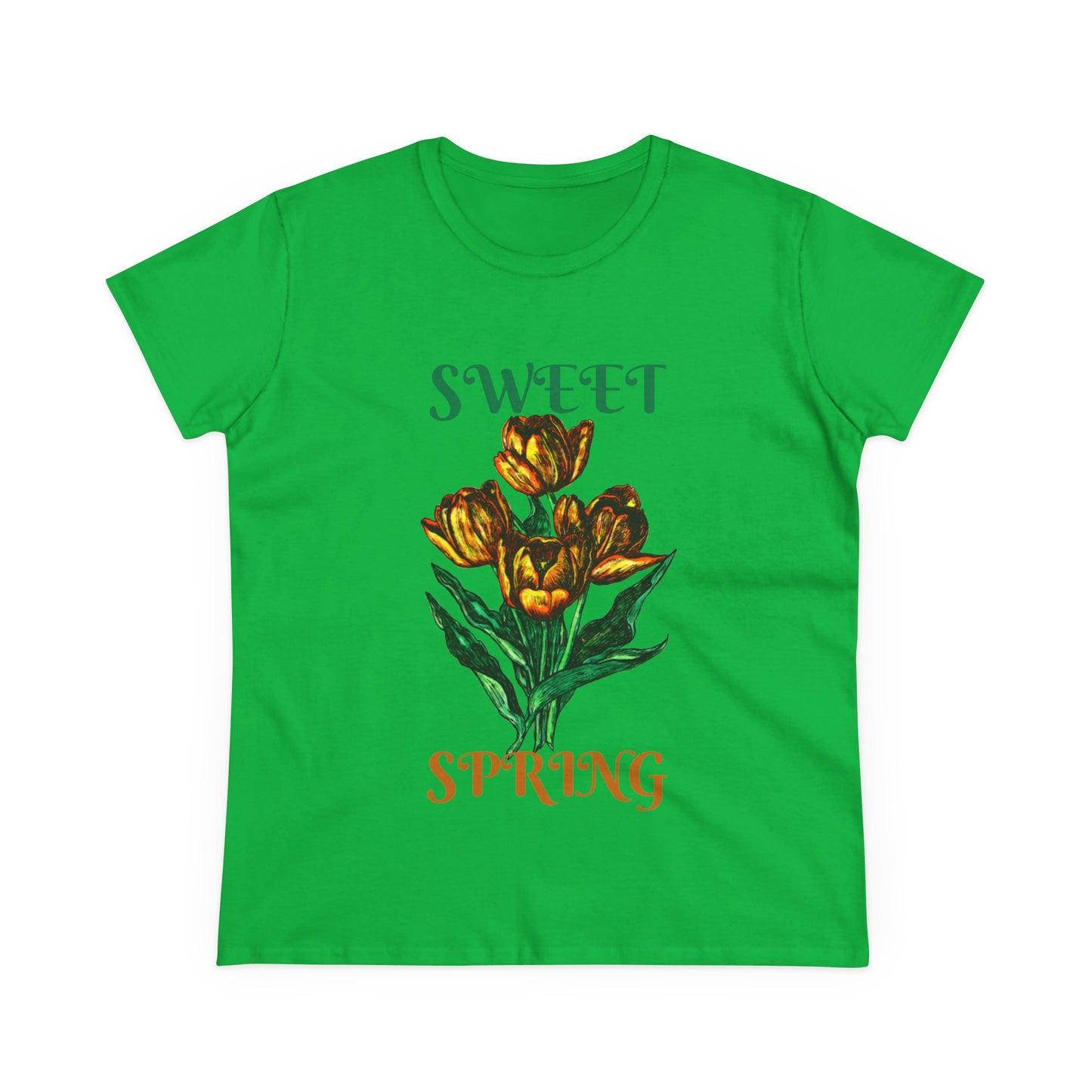 Sweet Spring Women's Midweight Cotton Tee