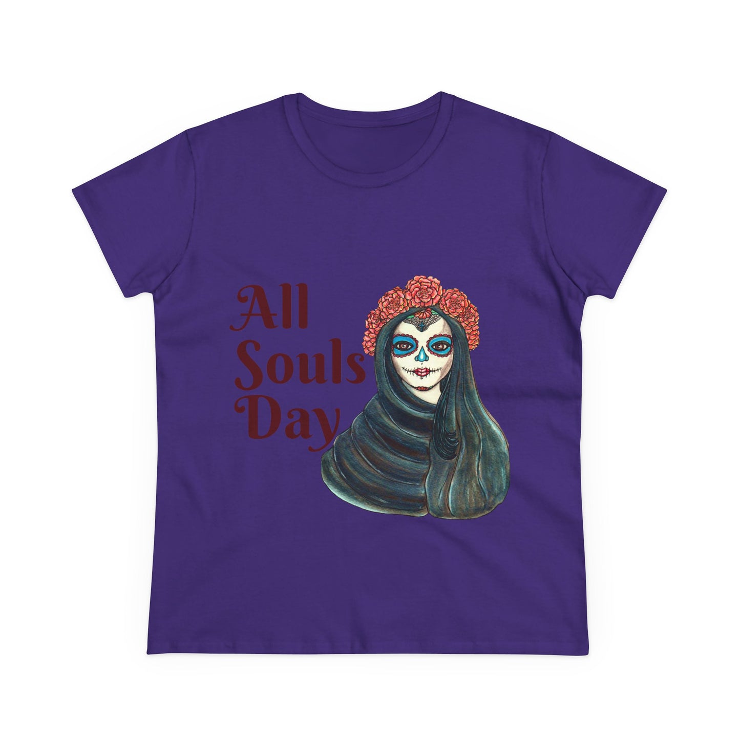 All Souls Day Women's Midweight Cotton Tee