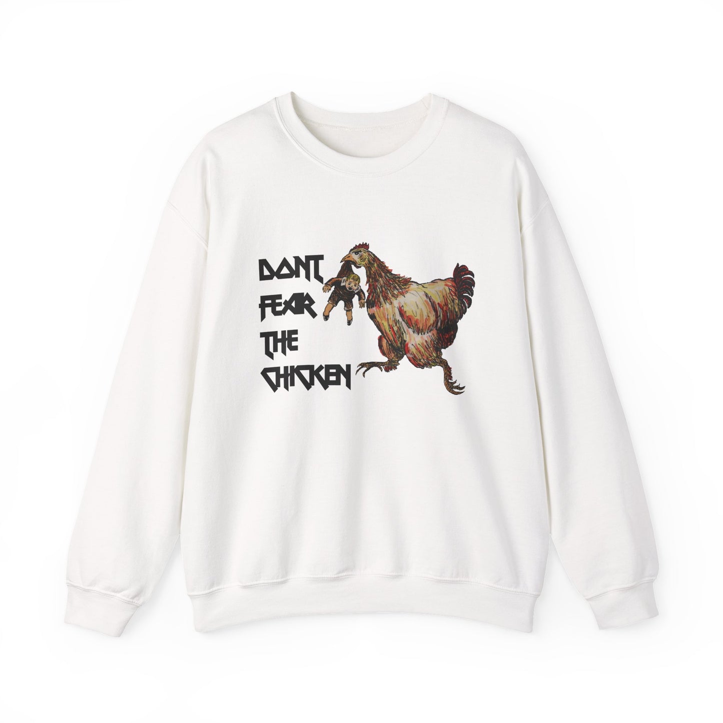 Don't Fear the Chicken Unisex Heavy Blend™ Crewneck Sweatshirt