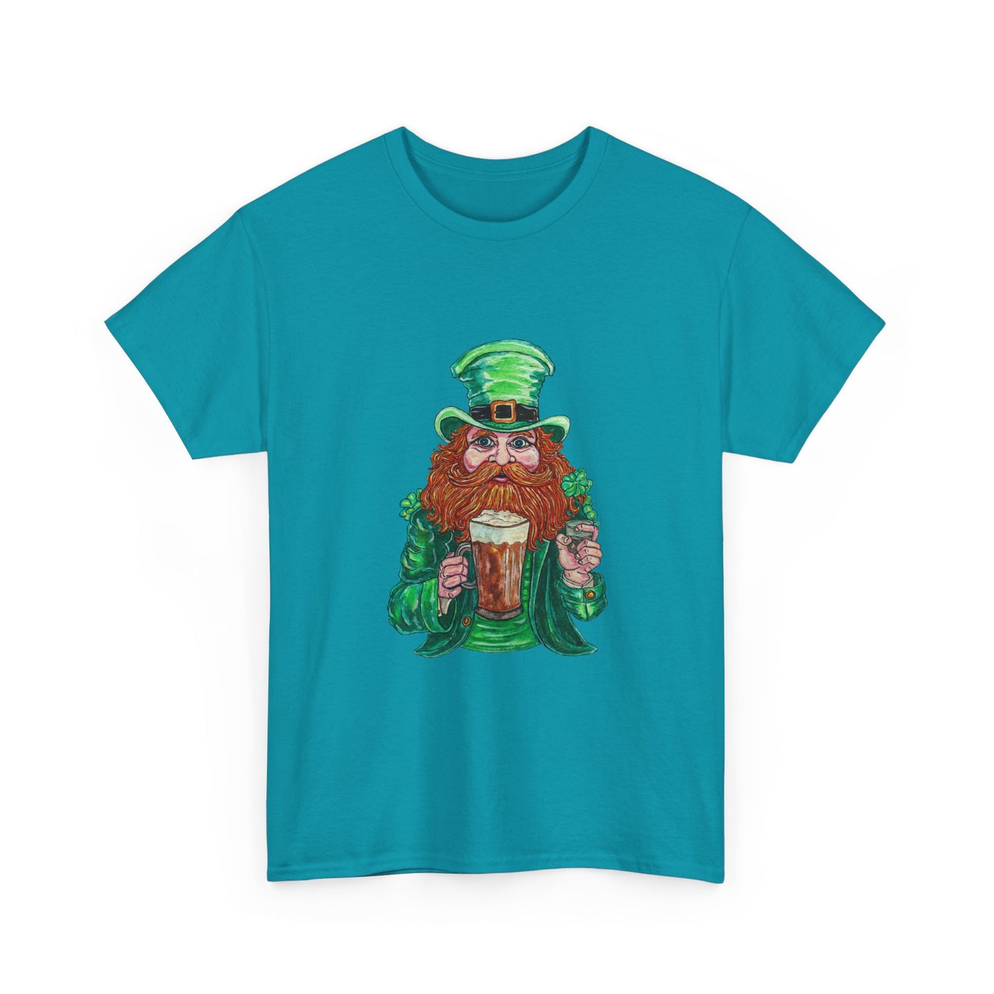 Drunken Leprechaun Unisex Heavy Cotton Tee