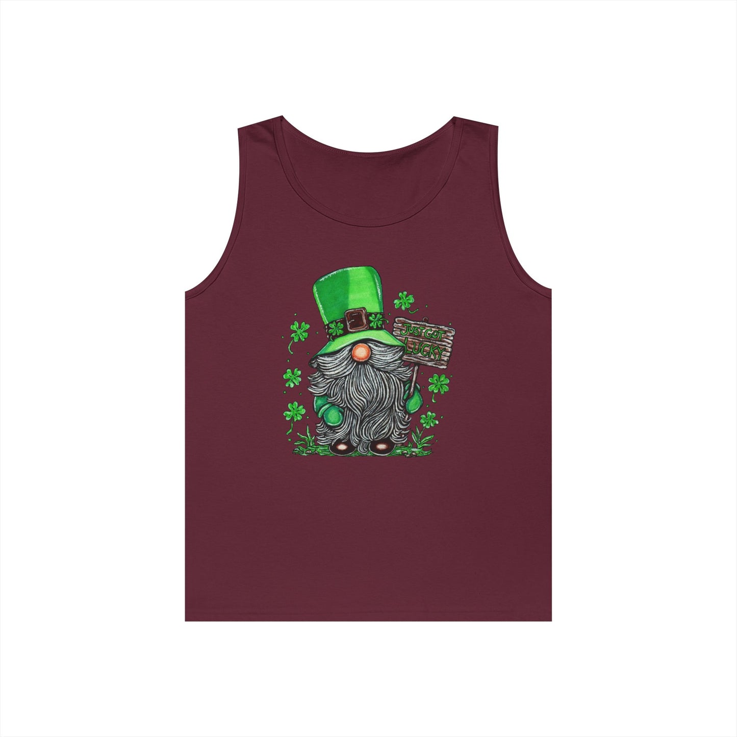 Gnomish Leprechaun Unisex Heavy Cotton Tank Top