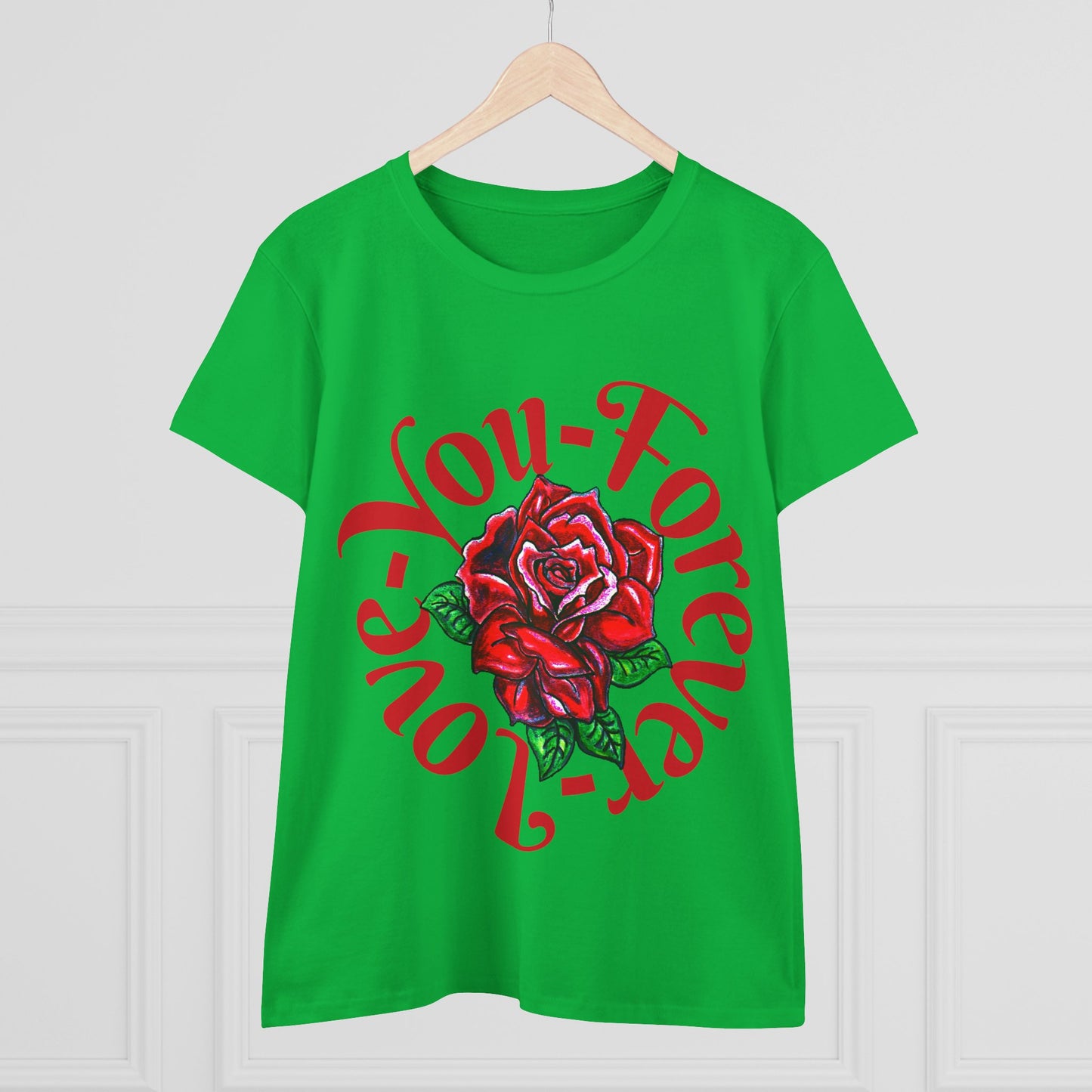 Love You Forever Women's Midweight Cotton Tee
