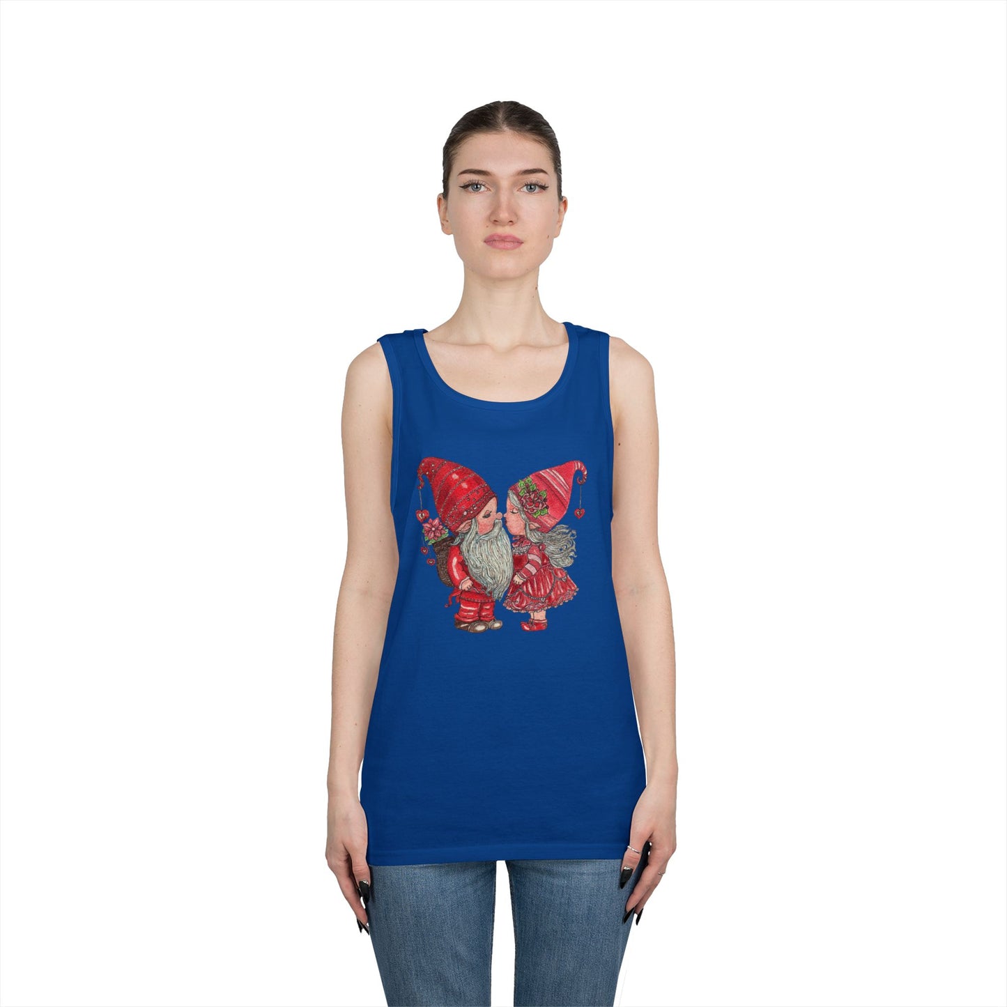 Gnome Lovers Unisex Heavy Cotton Tank Top