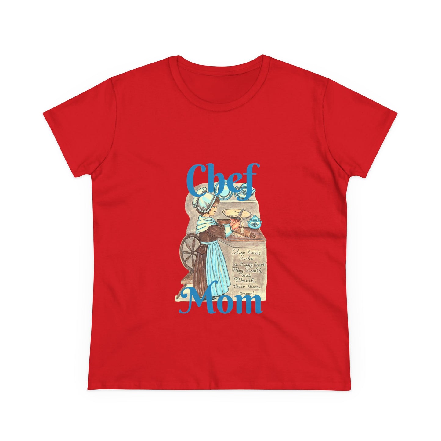 Chef Mom Women's Midweight Cotton Tee