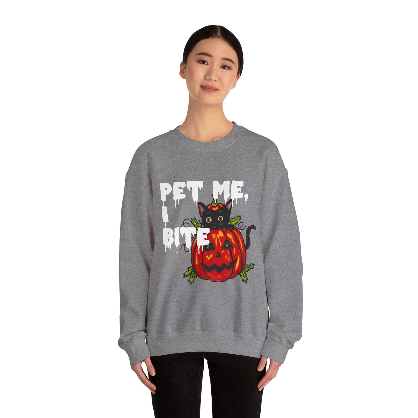 Pet Me Unisex Heavy Blend™ Crewneck Sweatshirt