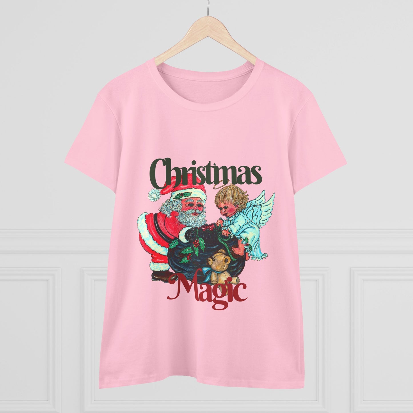 Christmas Magic Women's Midweight Cotton Tee