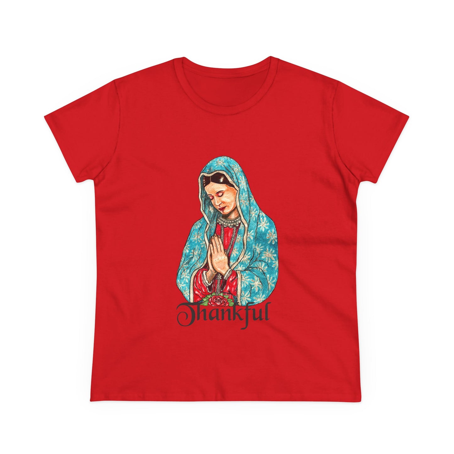 Thankful Women's Midweight Cotton Tee