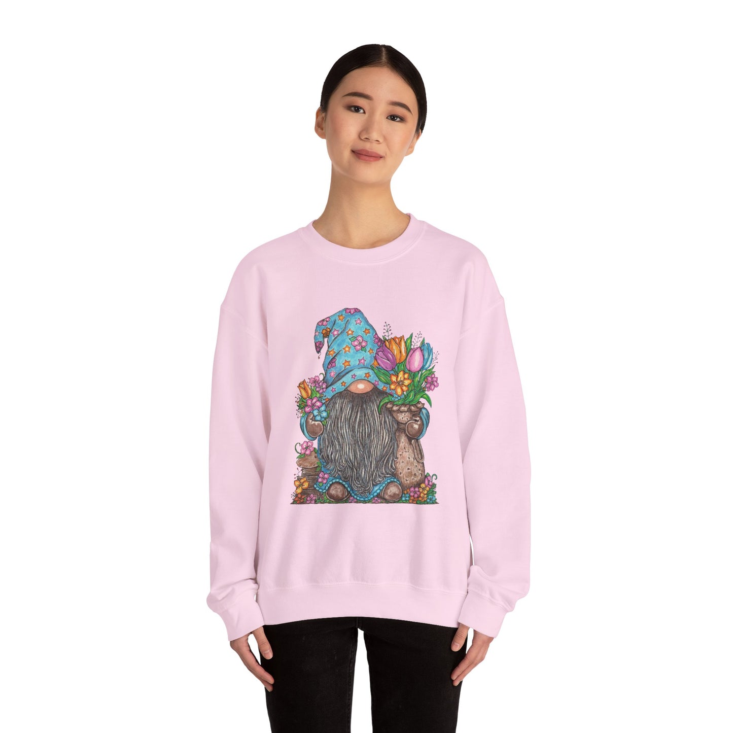 Gardening Gnome Unisex Heavy Blend™ Crewneck Sweatshirt