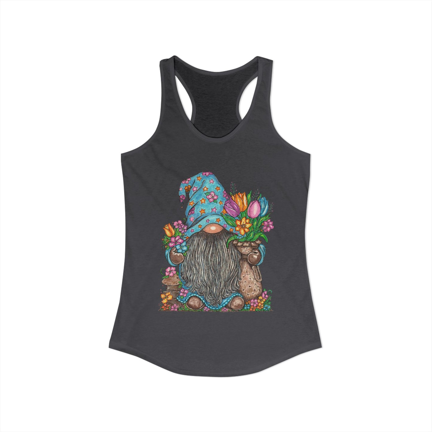 Gardening Gnome Women's Ideal Racerback Tank