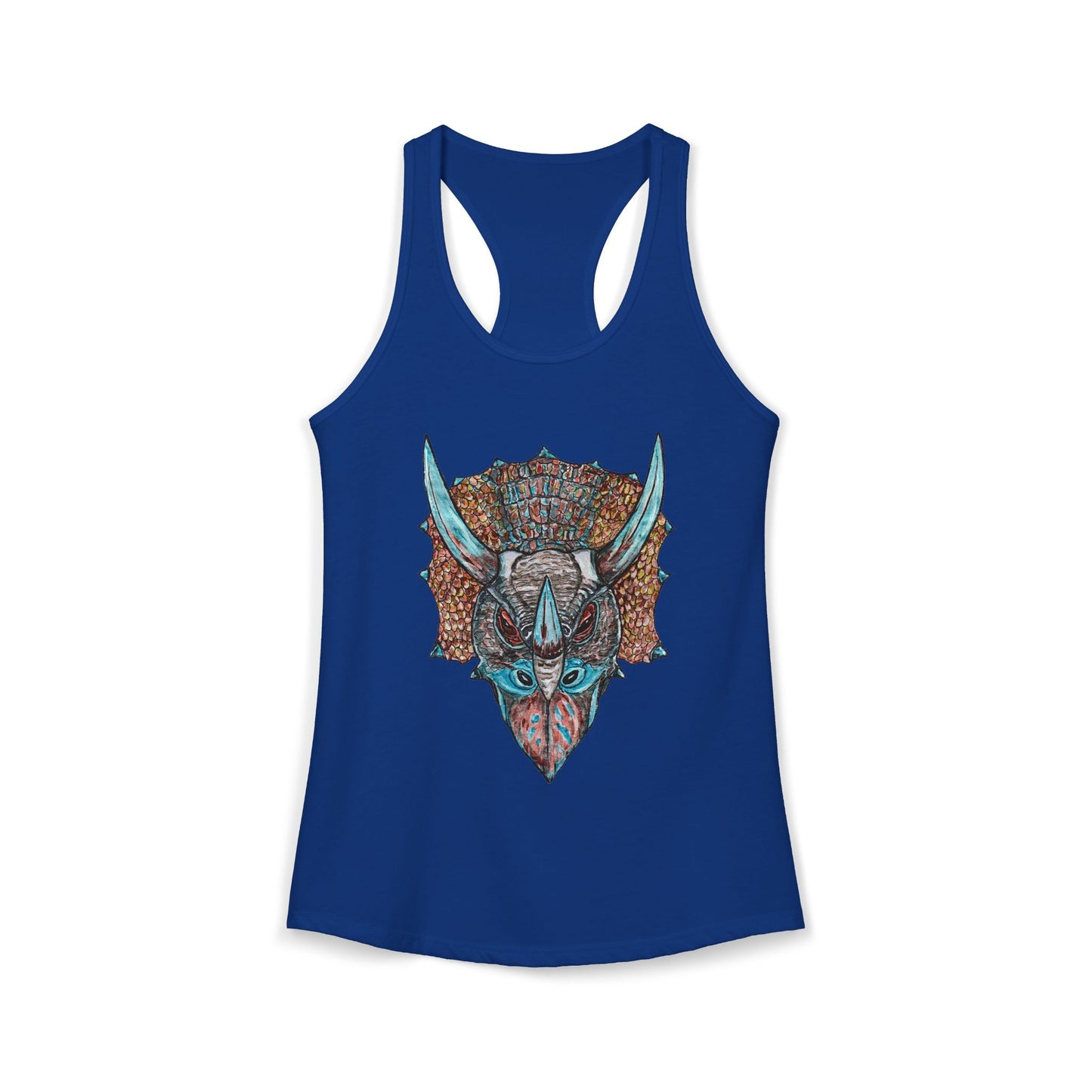 Triceratops Women's Ideal Racerback Tank