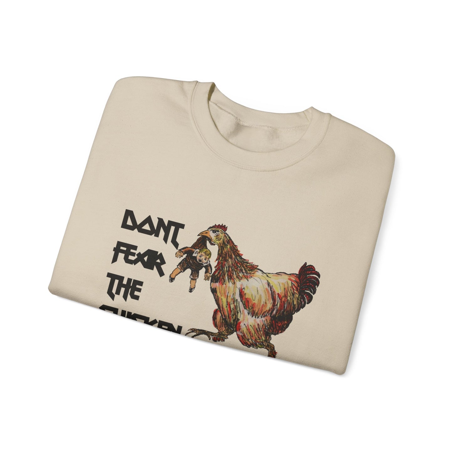 Don't Fear the Chicken Unisex Heavy Blend™ Crewneck Sweatshirt