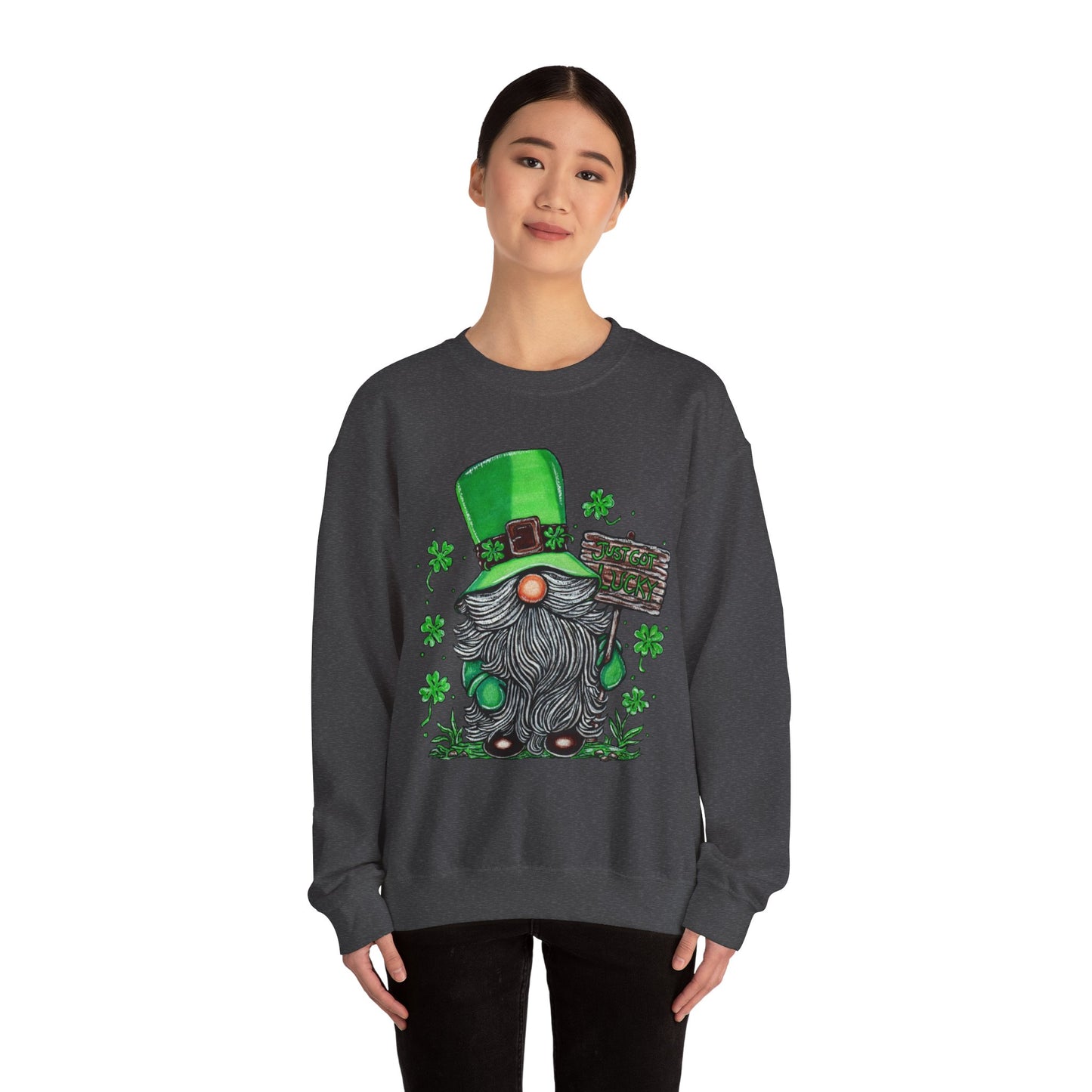 Gnomish Leprechaun Unisex Heavy Blend™ Crewneck Sweatshirt