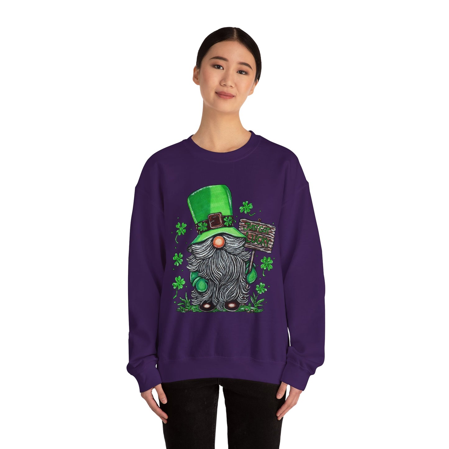 Gnomish Leprechaun Unisex Heavy Blend™ Crewneck Sweatshirt