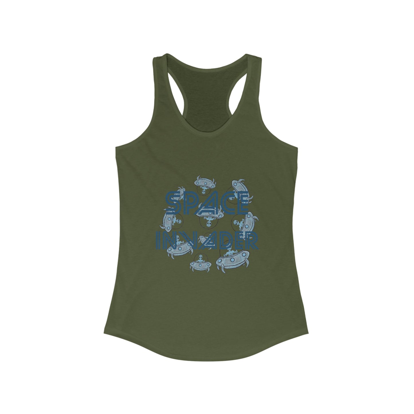 Space Invader Women's Ideal Racerback Tank