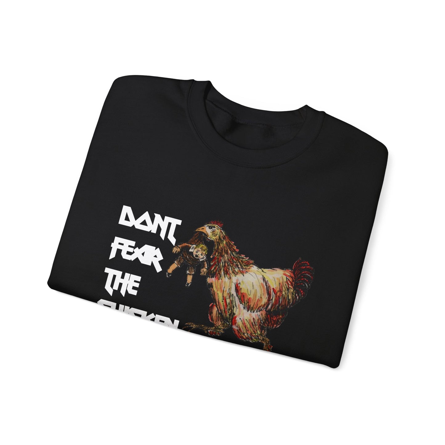Don't Fear the Chicken Unisex Heavy Blend™ Crewneck Sweatshirt