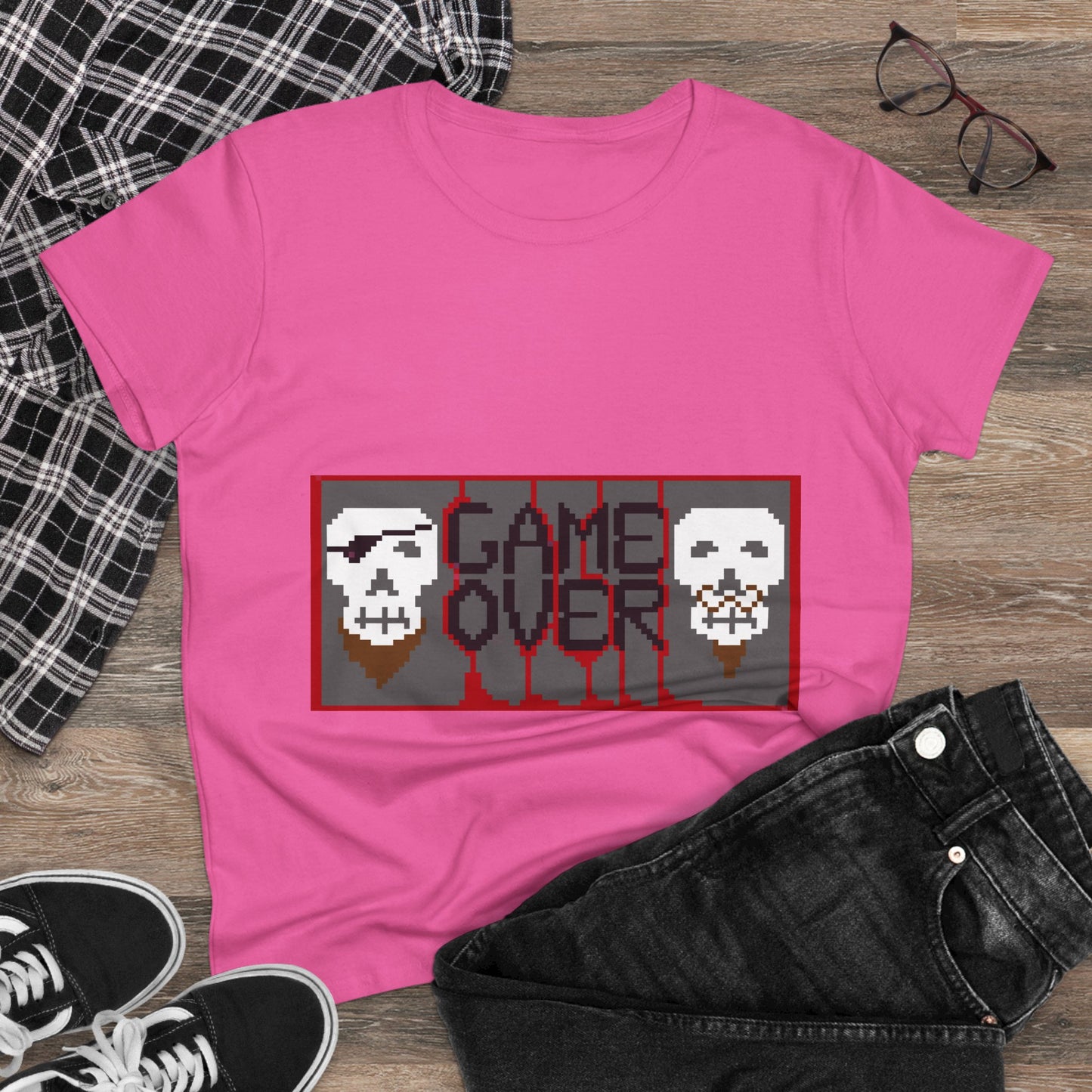 Game Over Women's Midweight Cotton Tee