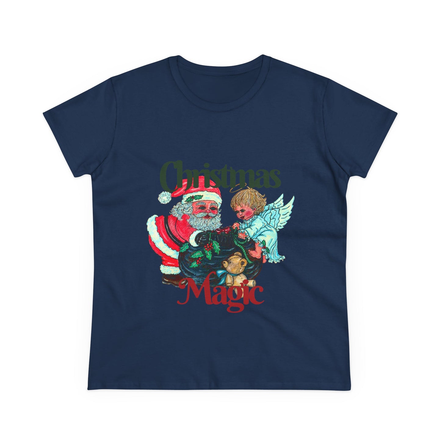 Christmas Magic Women's Midweight Cotton Tee