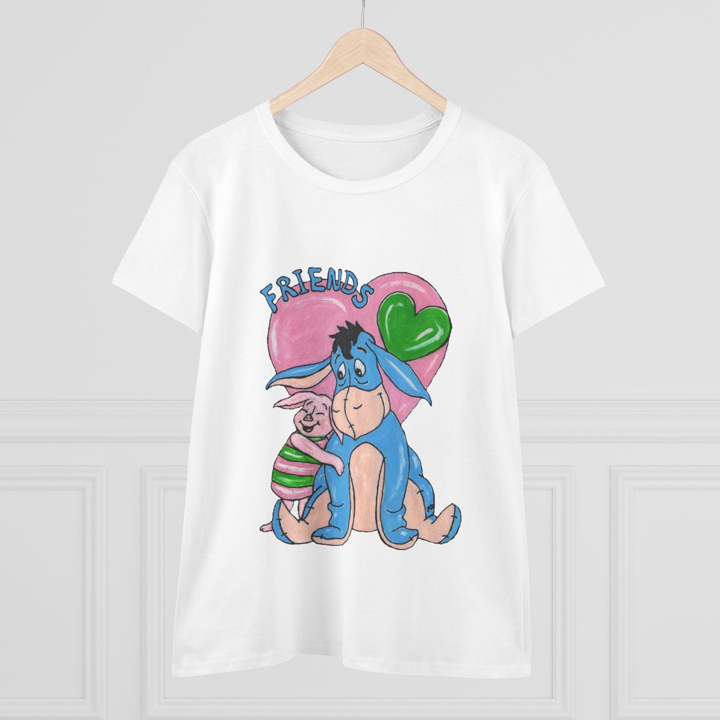 Best Friends Women's Midweight Cotton Tee