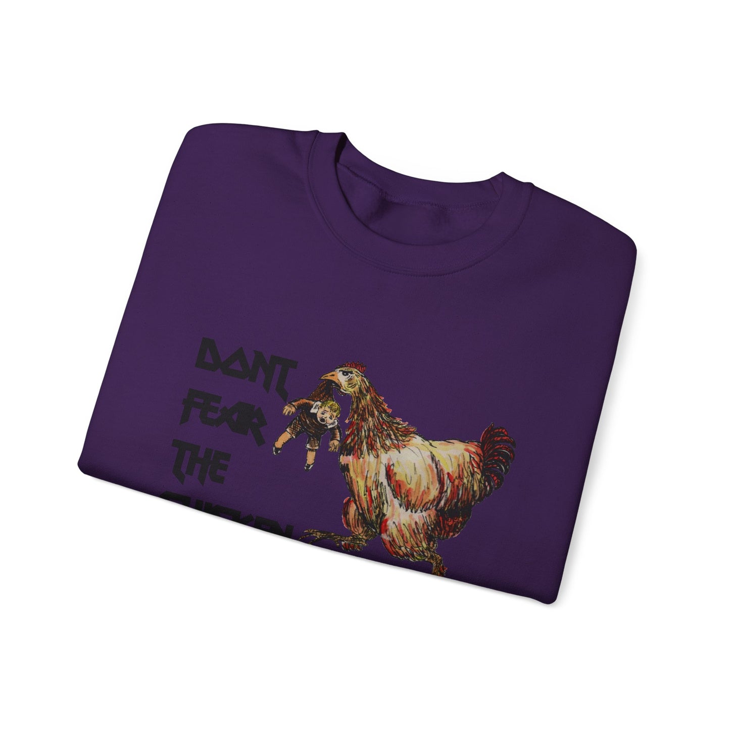 Don't Fear the Chicken Unisex Heavy Blend™ Crewneck Sweatshirt