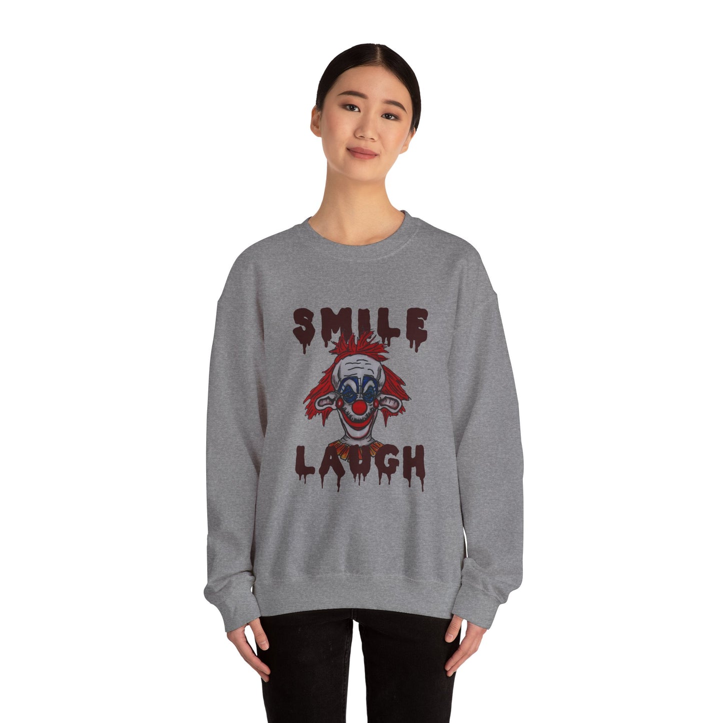 Smile, Laugh Unisex Heavy Blend™ Crewneck Sweatshirt