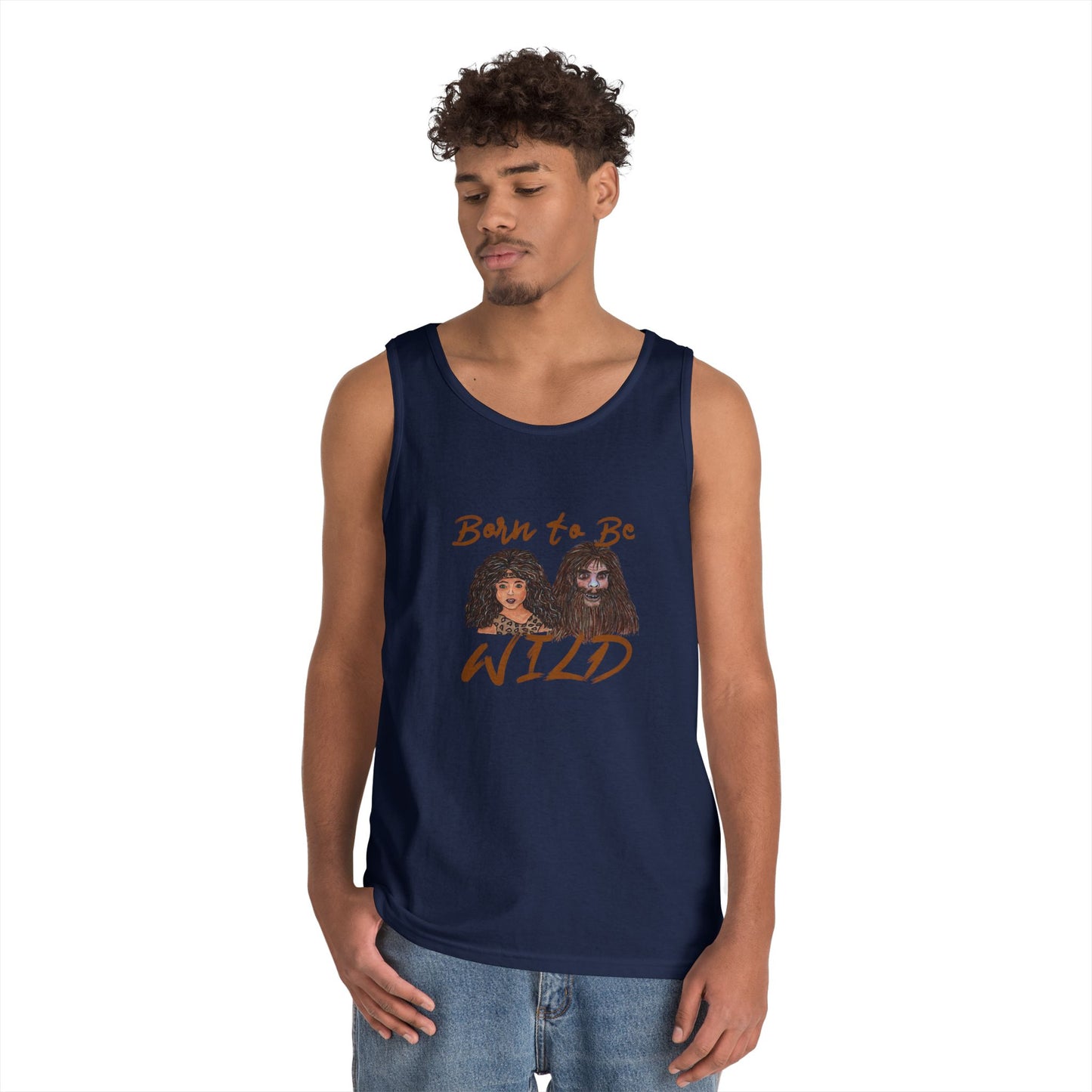 Born to be Wild Unisex Heavy Cotton Tank Top
