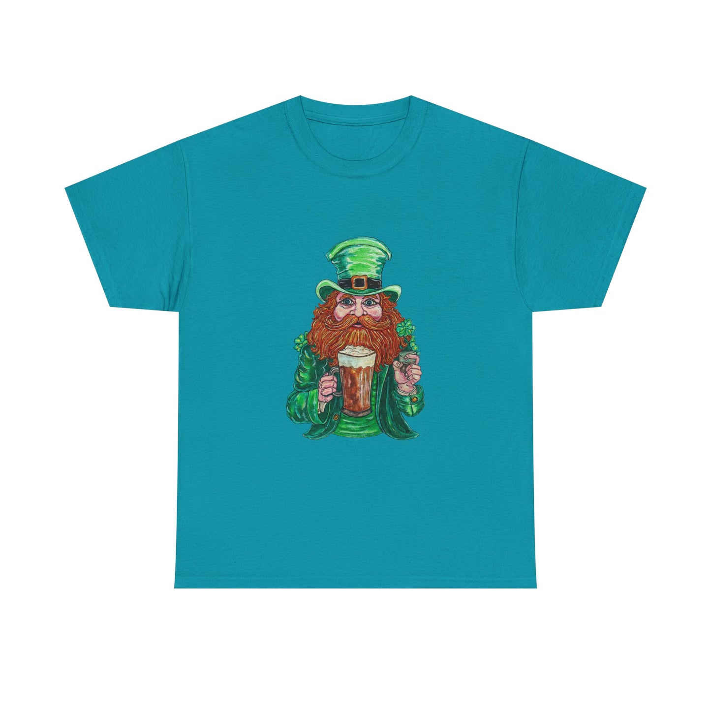 Drunken Leprechaun Unisex Heavy Cotton Tee