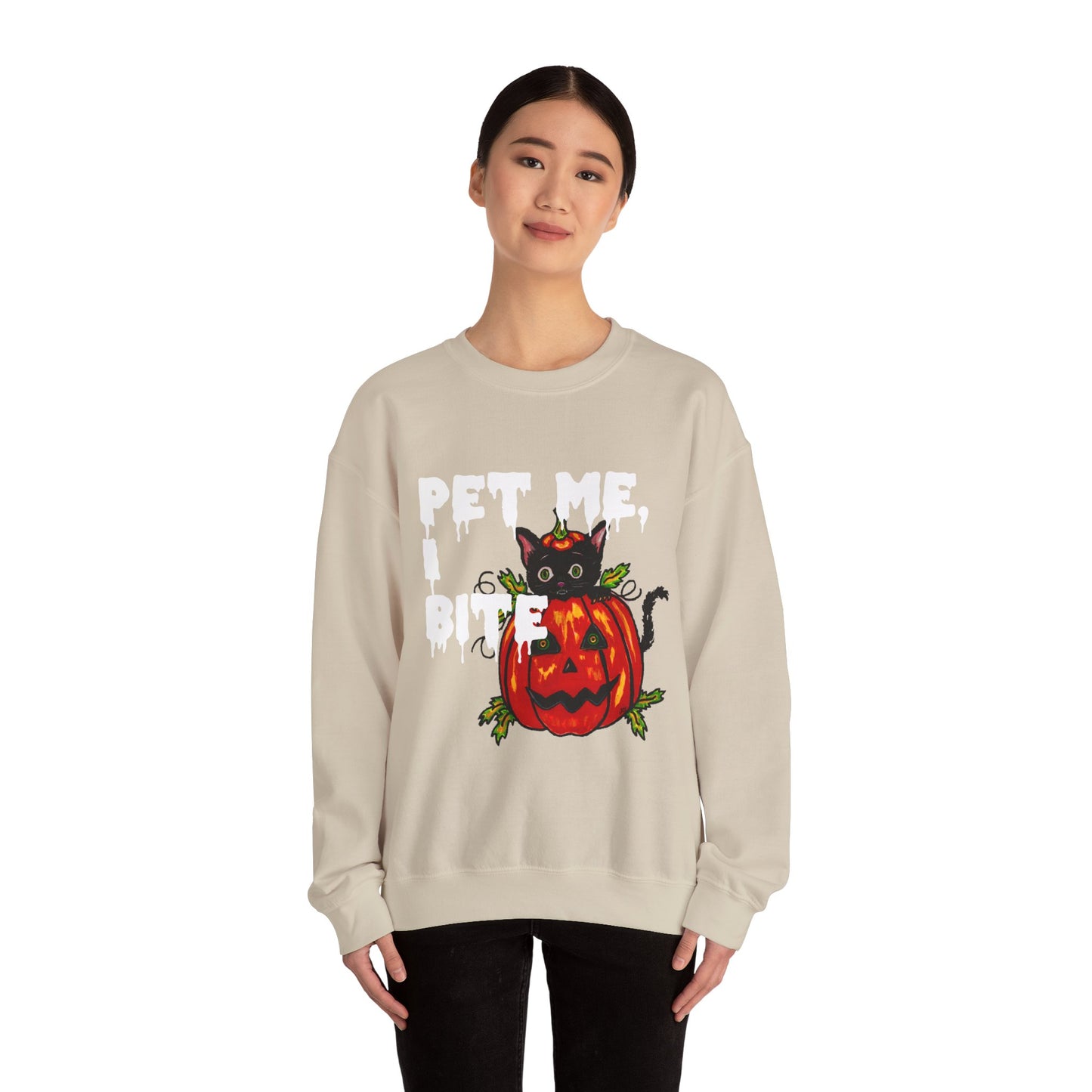 Pet Me Unisex Heavy Blend™ Crewneck Sweatshirt